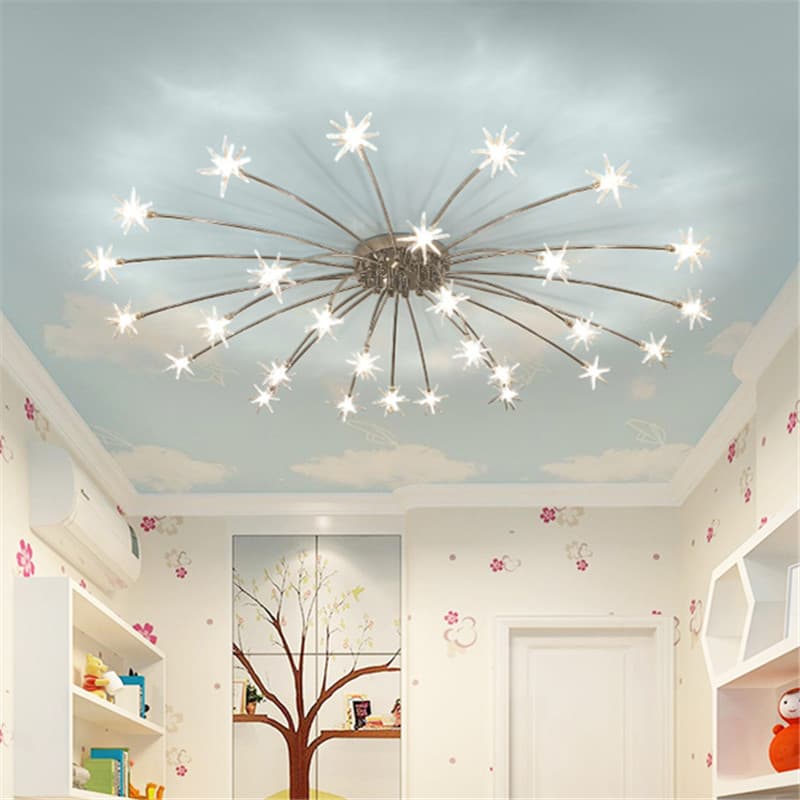 Nordic Style Living Room Dining Room Gypsophila Ceiling Lamp Modern Minimalist Creative Bedroom Children's Room LED Post-modern Lights