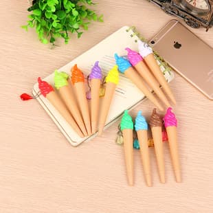 12-Color Ice Cream Gel Pen, Colorful Ice Cream Gel Pen, Multicolor Ice Cream Gel Pen