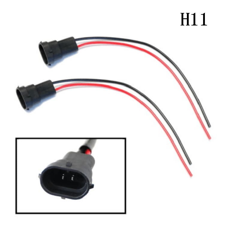 Manufacturer wholesale H11/H8/880LED wiring harness conversion line Car headlight male plug line LED socket conversion line