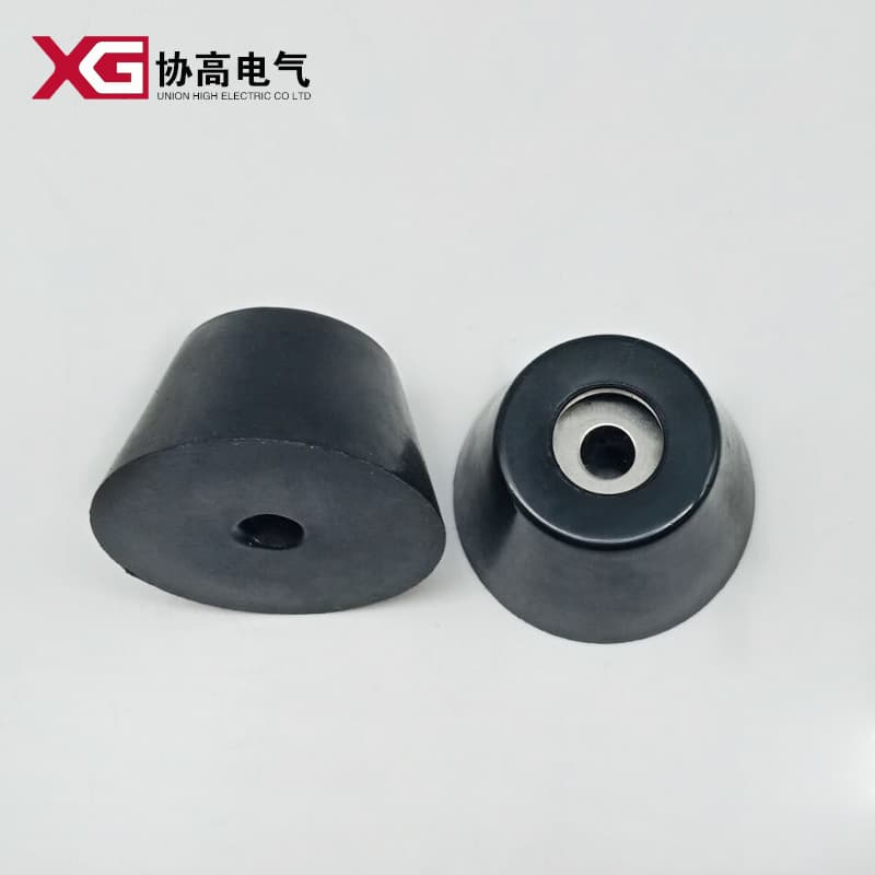 Factory Supply Rubber Feet with Steel Washers, Heavy-Duty Rubber-Plastic Foot Sleeves, Instrument and Meter Feet, High-Quality Anti-Aging Machine Feet
