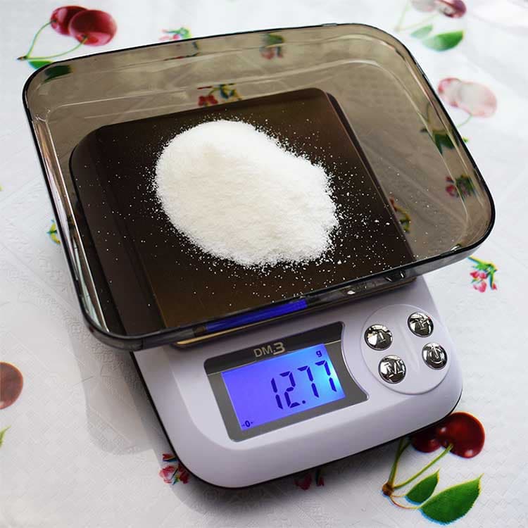 Mini electric food scale for home kitchens, 0.1g capacity, DM3 jewelry scale.