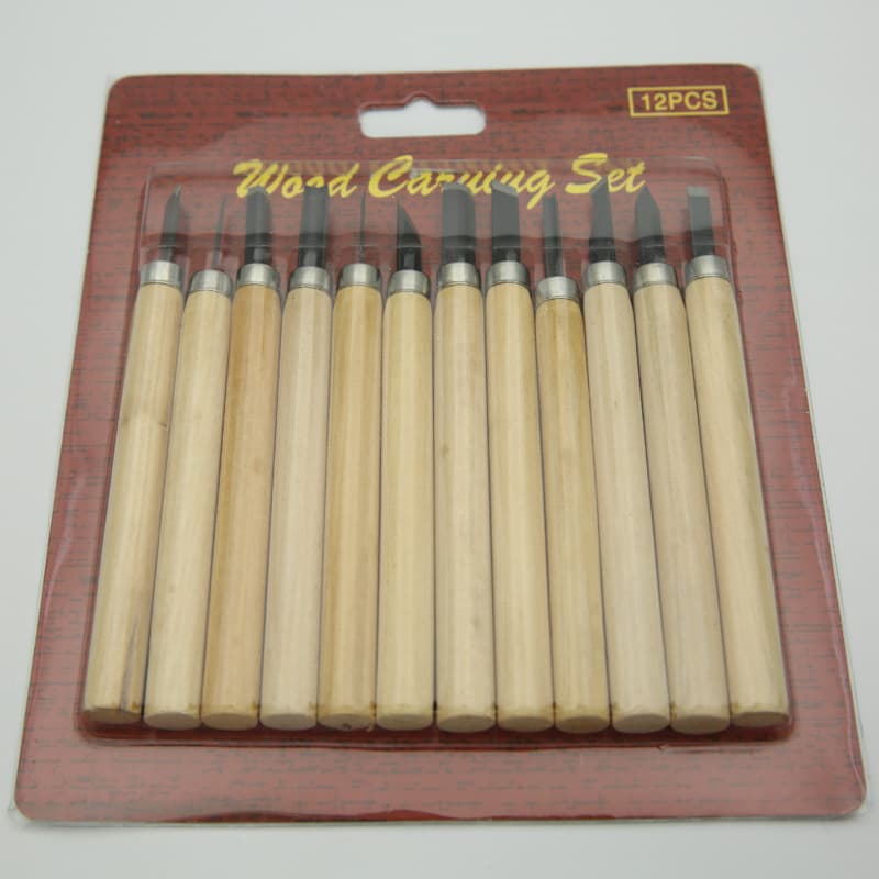 [Neutral] In-stock pine wood manganese steel carving knife, handmade wood carving knife, student art rubber stamp carving.