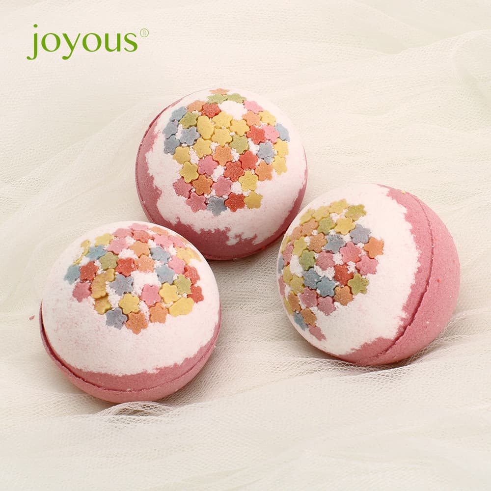 Joyous Flower Sea Heart Scented Amazon Bath Bomb Fizzy Bath Ball Bubbles