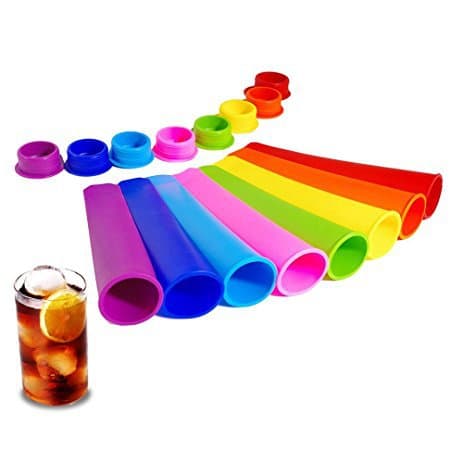 Kids Silicone Ice Pop Molds Ice Cream Popsicle Molds