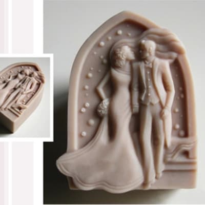 C123 Handmade Soap / Silicone Mold / Candle Mold / Soap Mold / Silicone Soap Mold / Wedding
