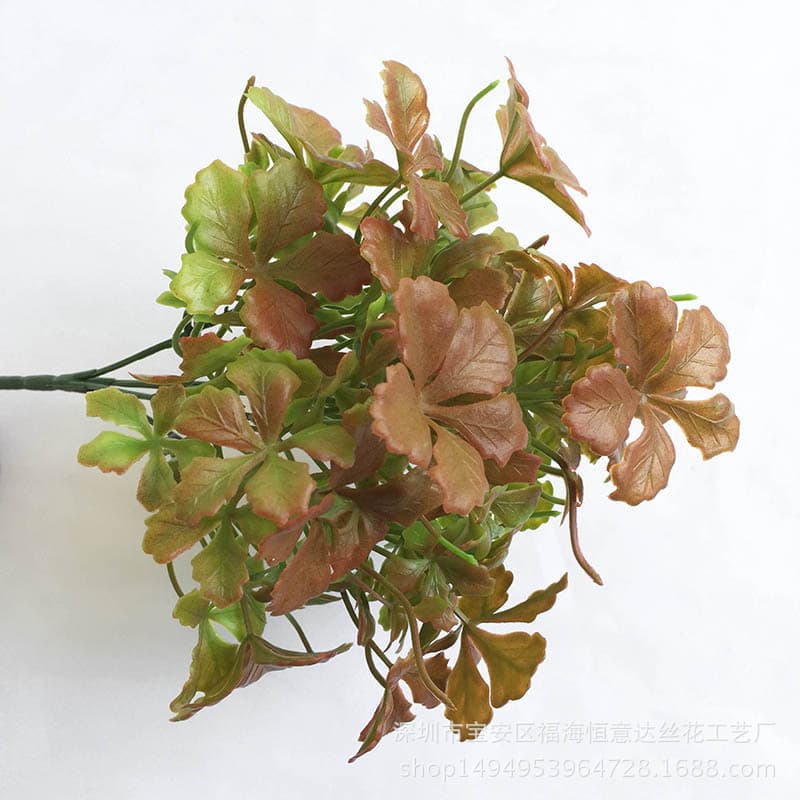 Artificial Leaf Plum Leaf Lotus Leaf Soft Touch Lucky Plant Wall Accessories, Water Plastic Flowers, Wedding Supplies Wholesale