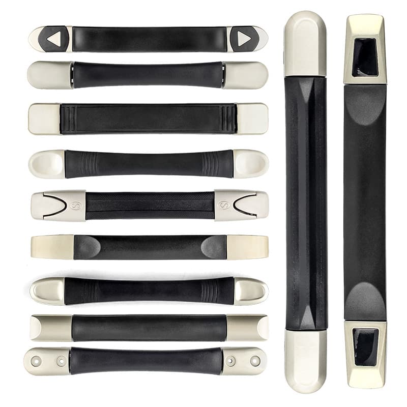 In-stock Trolley Case Handle Suitcase Grip Lockable Case Hand Strap Accessories Zinc Alloy Luggage Pull Handle Plastic Handle