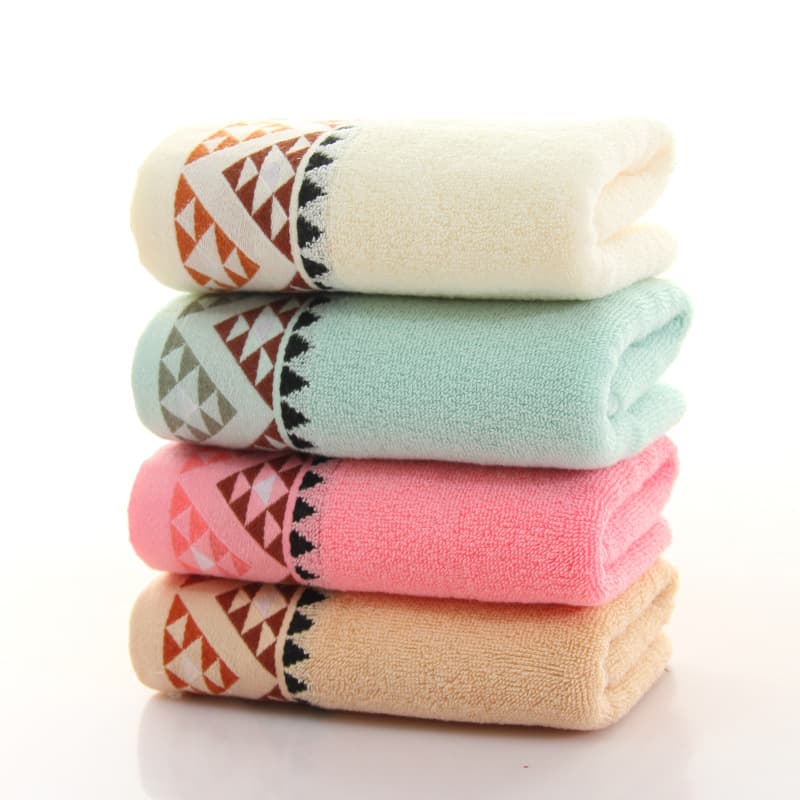 Towel Cotton Manufacturer Wholesale Pure Cotton 32-Strand Absorbent Towel Gift Logo Face Wash Bath Pure Cotton Towel