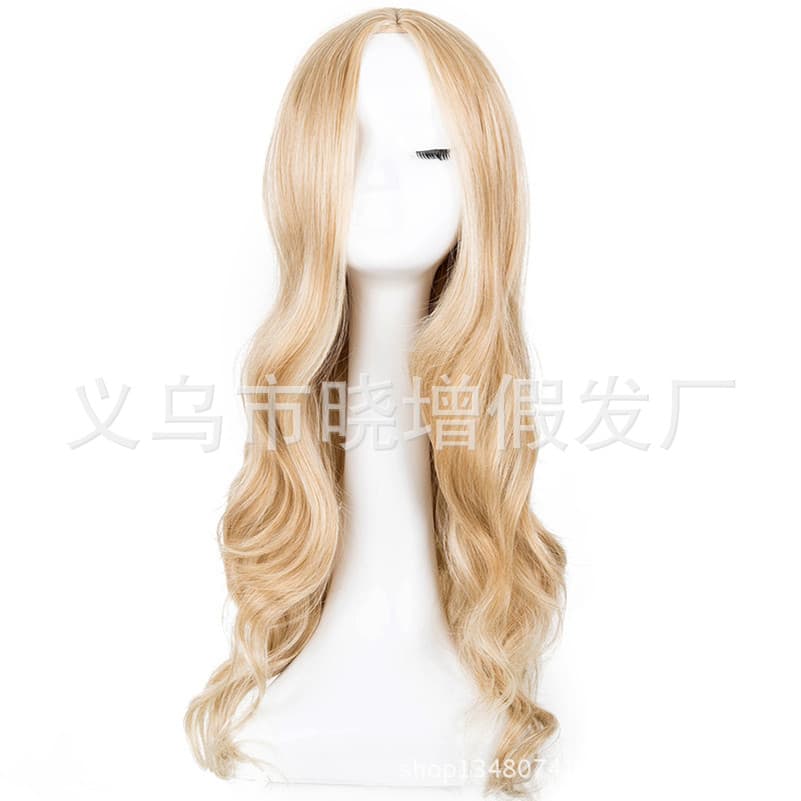 Cosplay Wig 70cm Medium Linen Long Curly Hair Cross-border Source Ebay Fashion Animation Wig