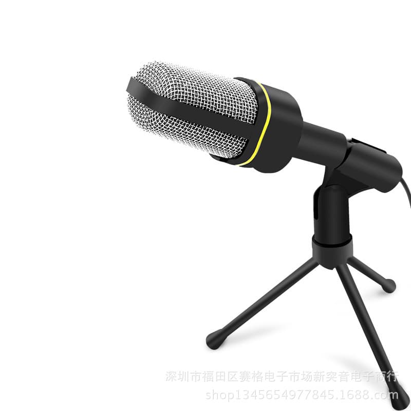 Monthly Sales 5000 Desktop Microphone Live Streaming Dedicated Computer Mic KTV Microphone K-Song King Retro Microphone