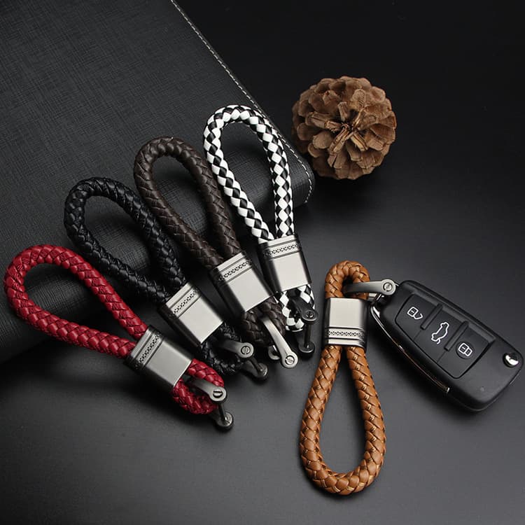 Woven Keychain for BMW, Mercedes-Benz, Audi, Volkswagen, Porsche, Land Rover, Men and Women, Drop Shipping