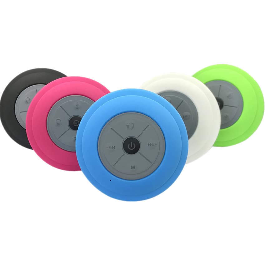 Factory Wholesale Q9 Radio Card LED Bluetooth Speaker Wireless BTS06 Bathroom Waterproof Suction Cup Wireless Small Stereo
