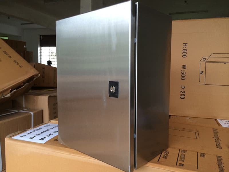Stainless steel imitation Rittal distribution box, rainproof control box, outdoor distribution panel