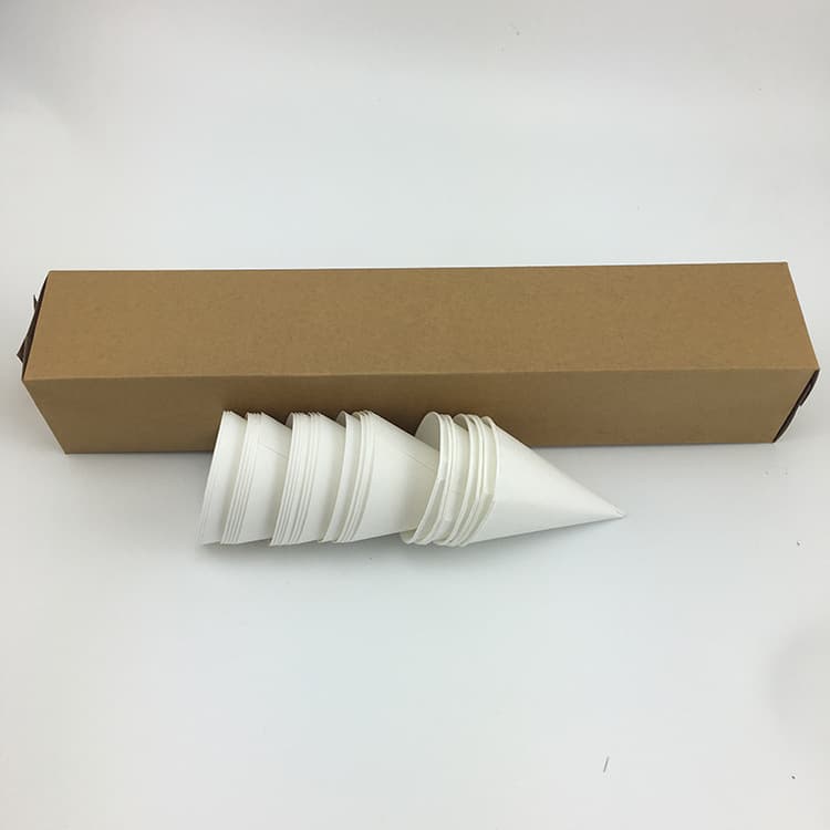 4oz Disposable Tapered Paper Cups PLA Material Biodegradable Eco-friendly Materials For Airports