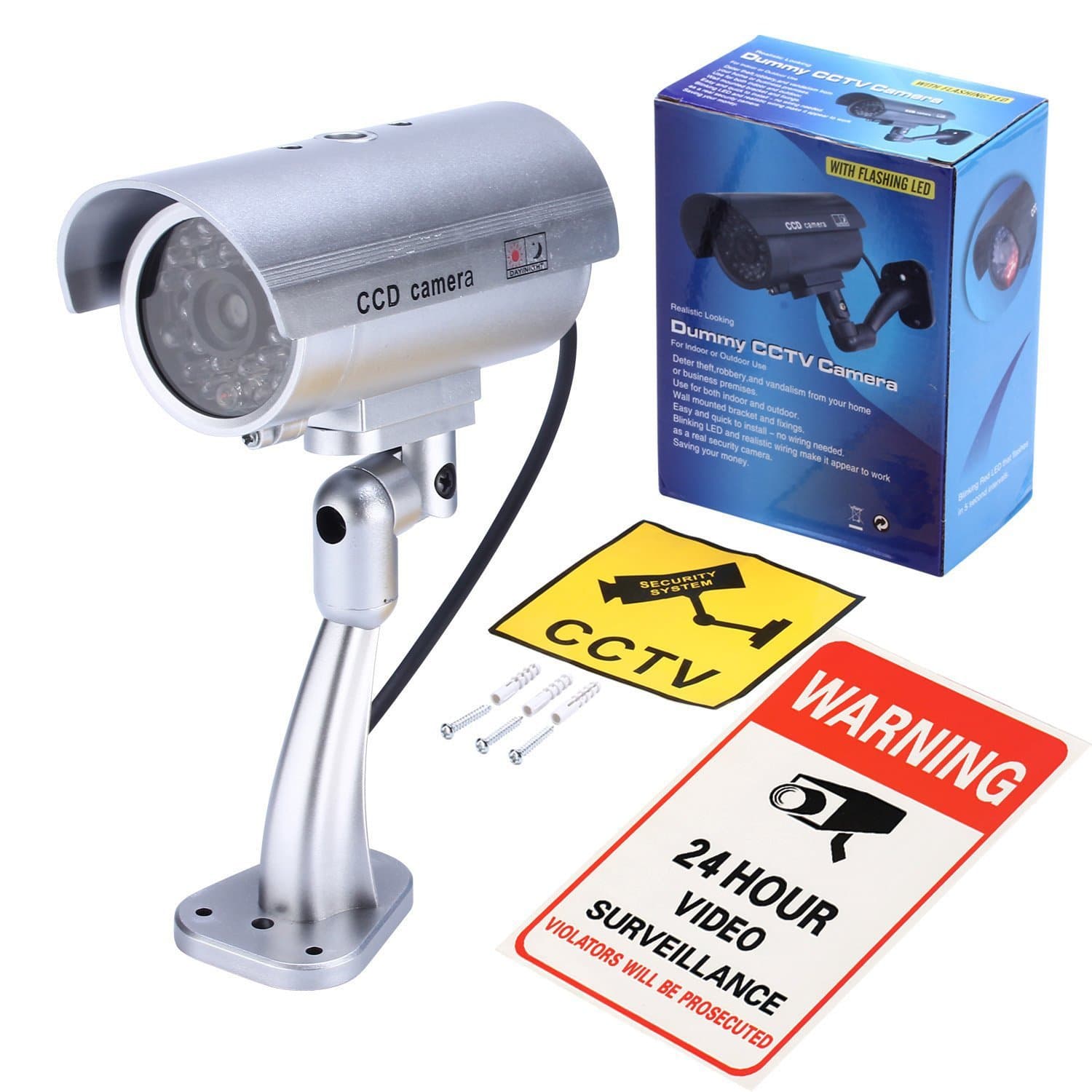 Realistic Simulated Camera Fake Surveillance Camera For Security Protection