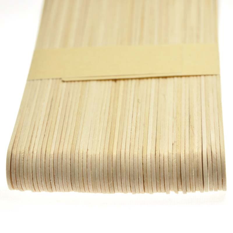 Wholesale Ice Cream Stick Wooden Craft Sticks 50-Pack DIY Building Sticks
