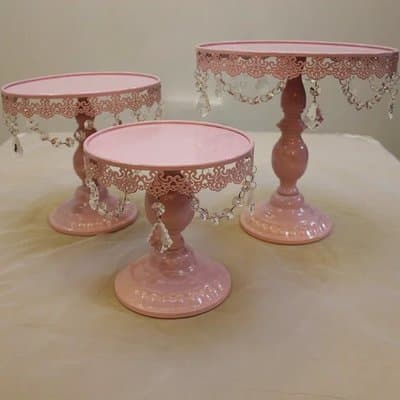 European-style wrought iron cake stand, single-tier dessert plate, round tray, birthday cake stand, wholesale crafts