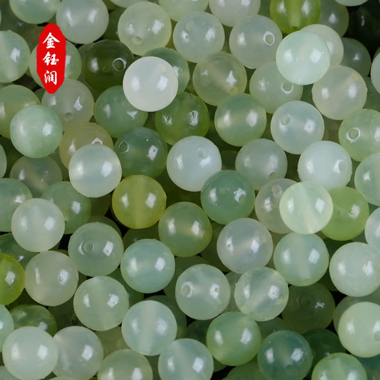 Natural Xiuyu jade beads loose beads handmade diy beaded woven jewelry accessories Xiuyu necklace jade beads wholesale