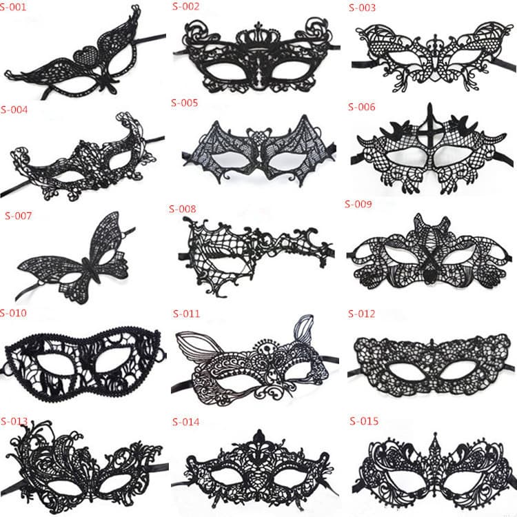 [Mysterious Angel] Factory Direct Supply Erotic Masks Lace Sexy Eye Mask Non-shaped Christmas Celebration Supplies