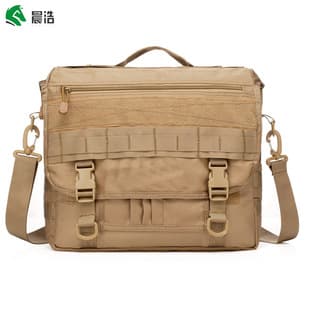 Outdoor Casual Unisex Shoulder Bag Crossbody Bag Camo Black Hawk Computer Bag Multi-Functional Tactical Backpack Military Bag