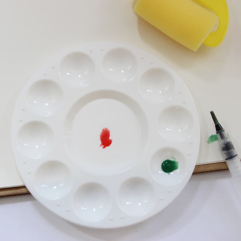 High-quality 10-hole palette 17cm round palette large pp palette large palette manufacturer supply