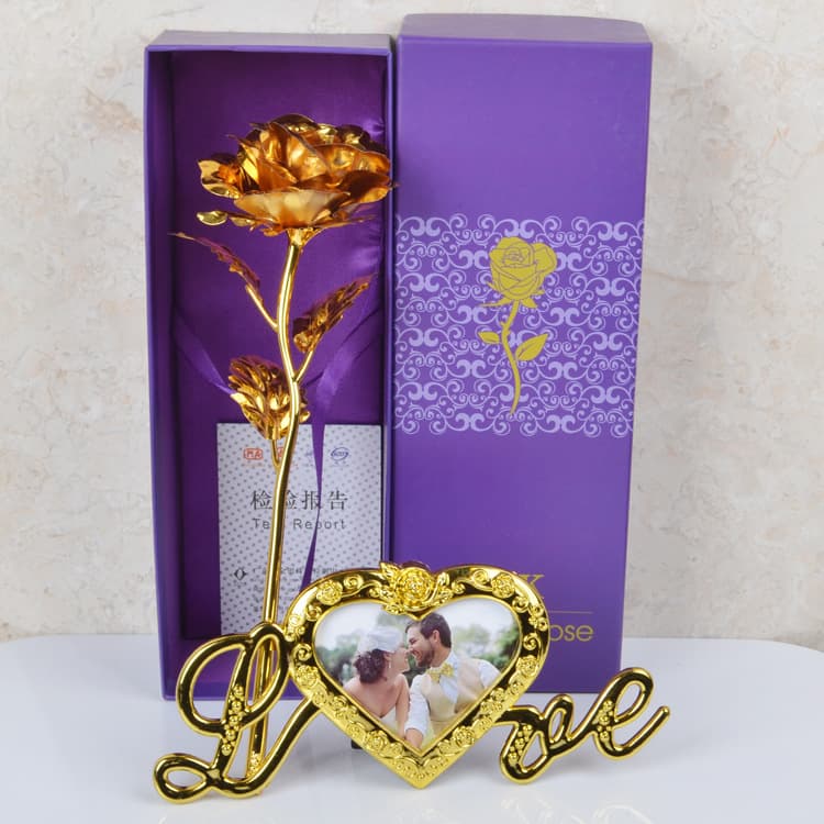 Gold Foil Rose Gift for Women's Day, Valentine's Day, Goddess Day, Wedding, Sales Events, Insurance Gifts, Popular on Social Commerce