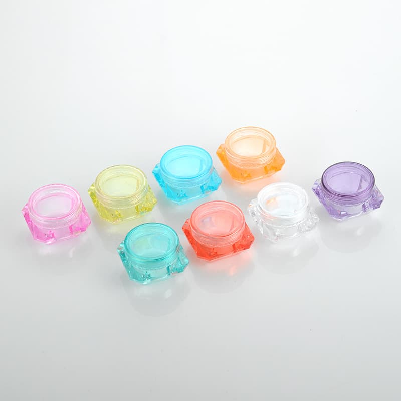 3g5g diamond cream box AS plastic eye cream face cream cosmetics packaging small empty bottle