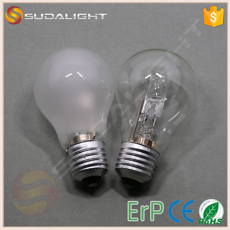 Cross-border Supply A55 Halogen Energy-Saving Bulb, Halogen Tungsten Eye-Protection Heating Breeding Lamp, Dimmable E27 Screw Base