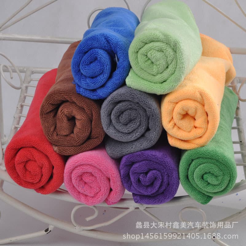 Wholesale 350g beauty salon bed towels, body massage towels, hair drying towels, beauty head wraps, gas station towels