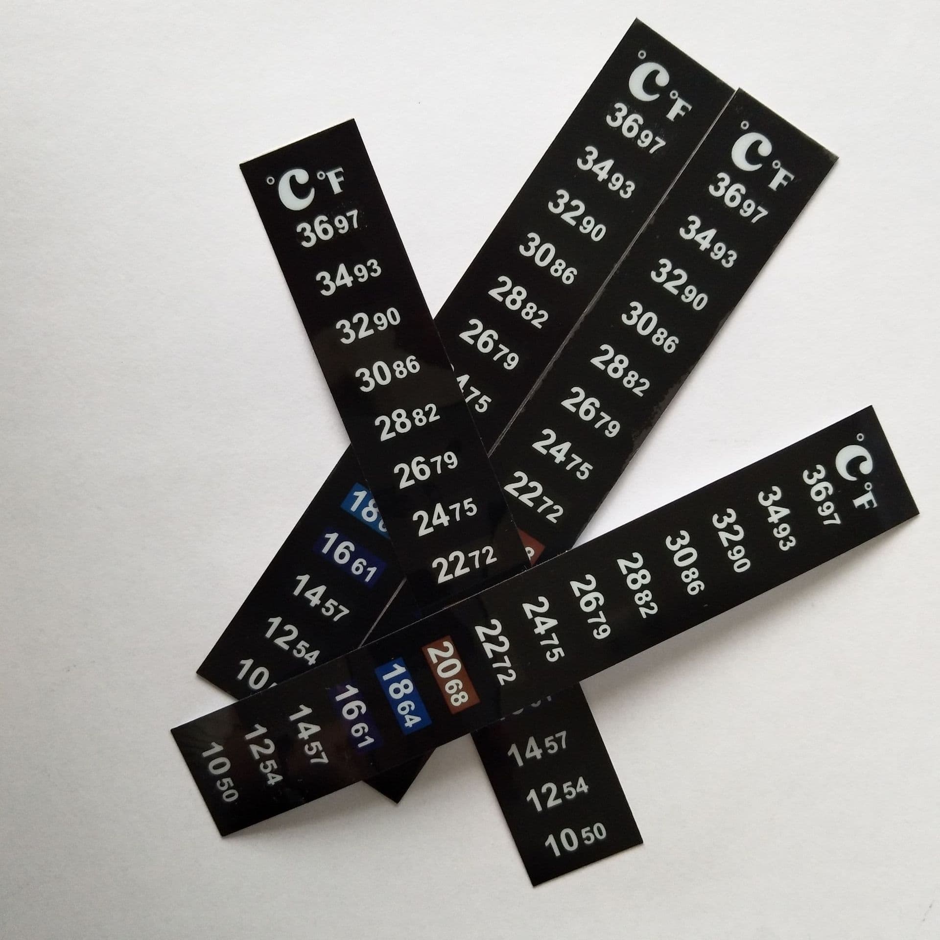 Aquarium Thermometer Temperature Strip, Fish Tank LCD Temperature Measurement Sticker, Sourdough Bread Fermentation Bottle Temperature Sticker