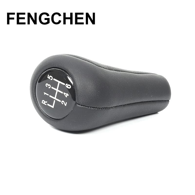 Suitable for BMW E36 E46 Black Leather Gear Shift Head 5-Speed 6-Speed Shift Handball Gear Lever Handball Gear Handle
