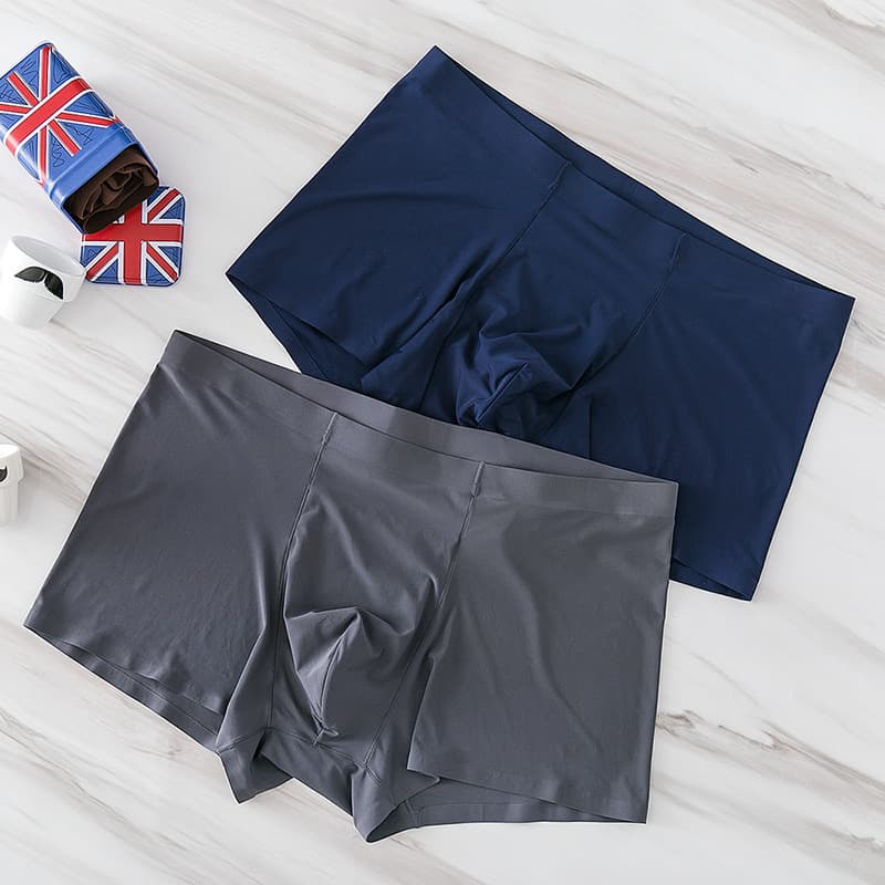 Men's Boxer Shorts Comfortable Cotton Underwear Breathable Soft Traditional Style