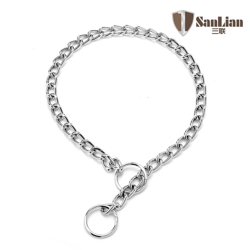 Discounted Double Ring Necklace P Chain Triple Iron Chain Quality Poodle Teddy Golden Retriever Zhejiang