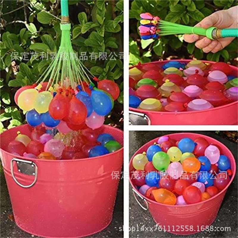 Magic Water Balloons - Quick Fill, Self-Sealing Latex Balloons for Water Fights, Children's Play