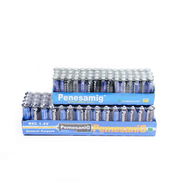 Wholesale Universal Carbon-Zinc Batteries for Size 5/7, Popular for Flashlights, Toys, Clocks, and Remote Controls