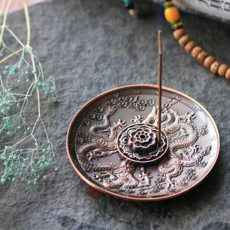 Zen metal incense burner, agarwood burner, incense stand, incense holder, incense holder, tea ornaments, incense burner, incense holder