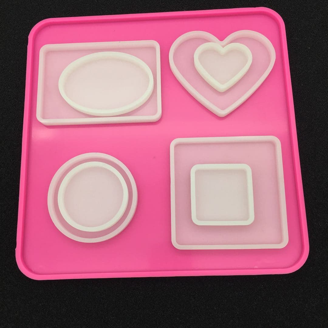 DIY Silicone Crystal Epoxy Clay Slab Mold, New Epoxy Product, Mirror Surface Clay Slab Mold, Epoxy Mold Ashtray