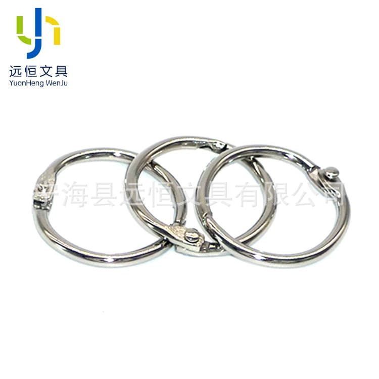 Wholesale photo album card rings, hardware binding rings, loose-leaf rings, iron rings with an inner diameter of 25mm (1″) - book ring manufacturer