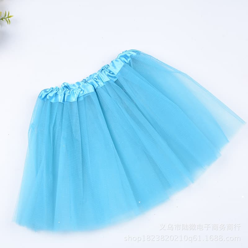 European and American children's tutu skirt princess skirt three-layer mesh tutu skirt skirt children's ballet dance skirt manufacturer direct