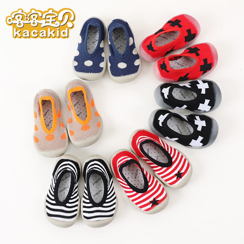 Non-Slip Soft Bottom Children's Shoes Baby Indoor Outdoor Slip-On Shoes Walking Shoes Boat Socks Anti-Slip Children's Socks