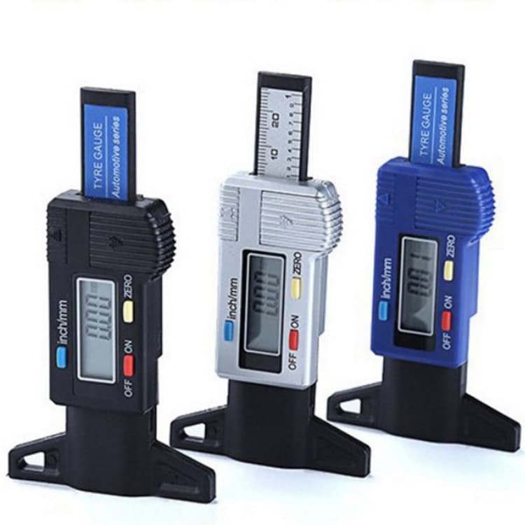 Tire Tread Depth Gauge 0-25mm Needle Depth Vernier Caliper Measuring Tool Tread Gauge Dial Indicator Tread Measurement
