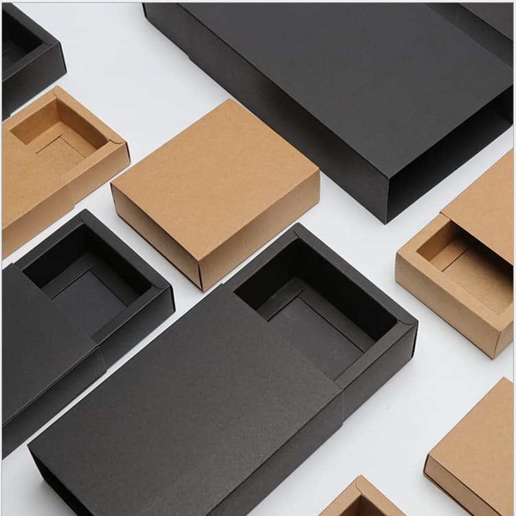 Spot Kraft paper box drawer box gift box donkey-hide gelatin cake Bird's Nest Tea packaging paper box soap cosmetic box