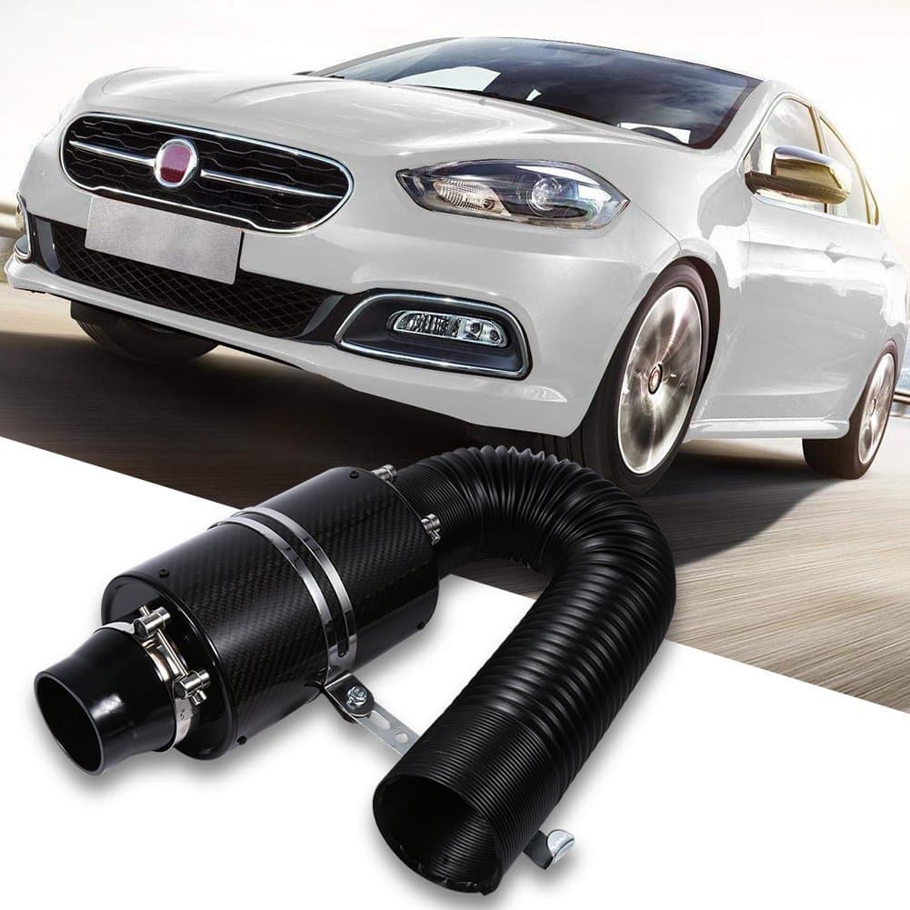 RACING Intake Airbox Kit / Car Air Filter / Mushroom Head / High-Flow Pure Carbon Fiber Intake Airbox for Performance Modification