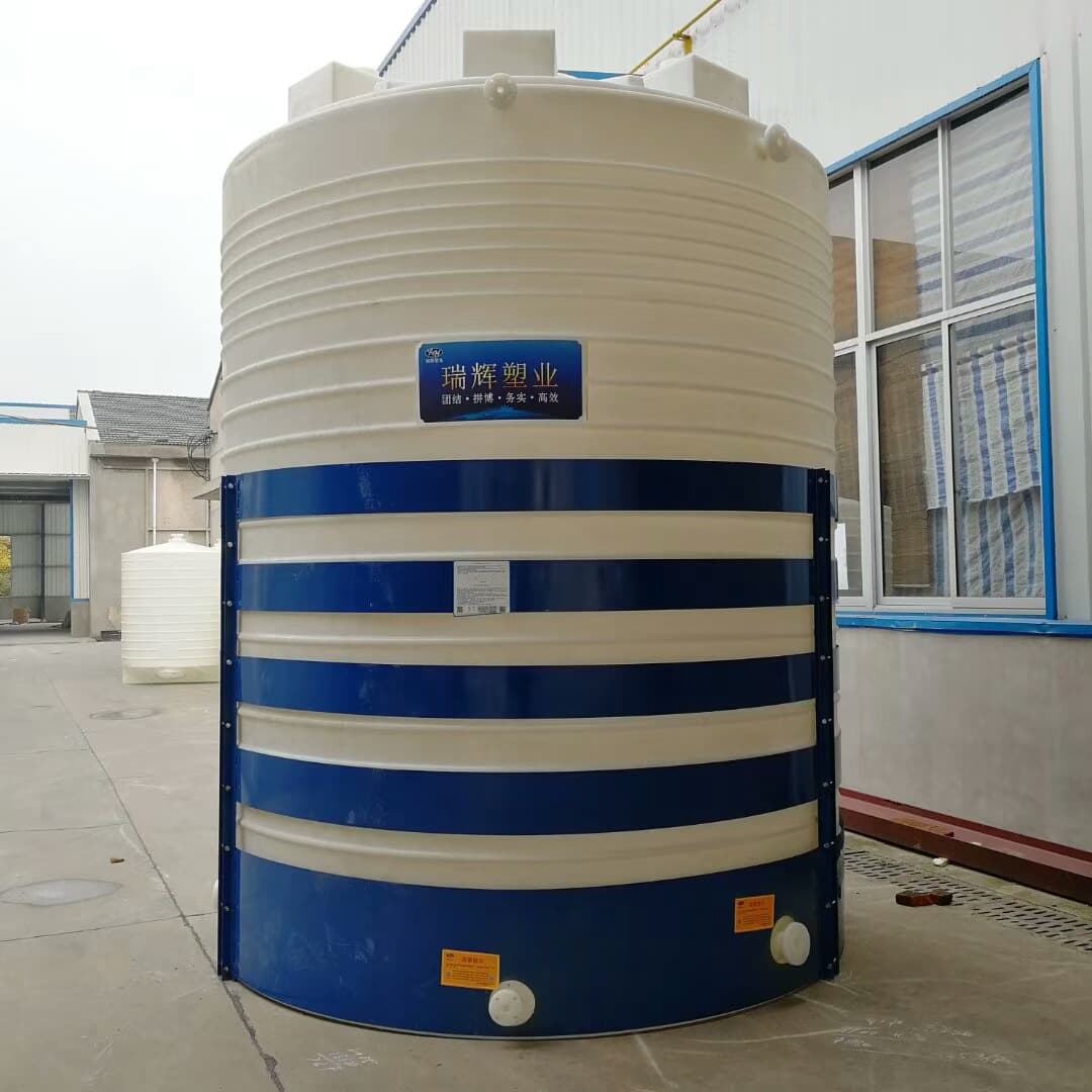 10 Ton PE Storage Tank Manufacturer 20000L Compounding Tank Plastic Water Tower 10 Cubic Meter PE Water Tank Hydrochloric Acid Storage Barrel