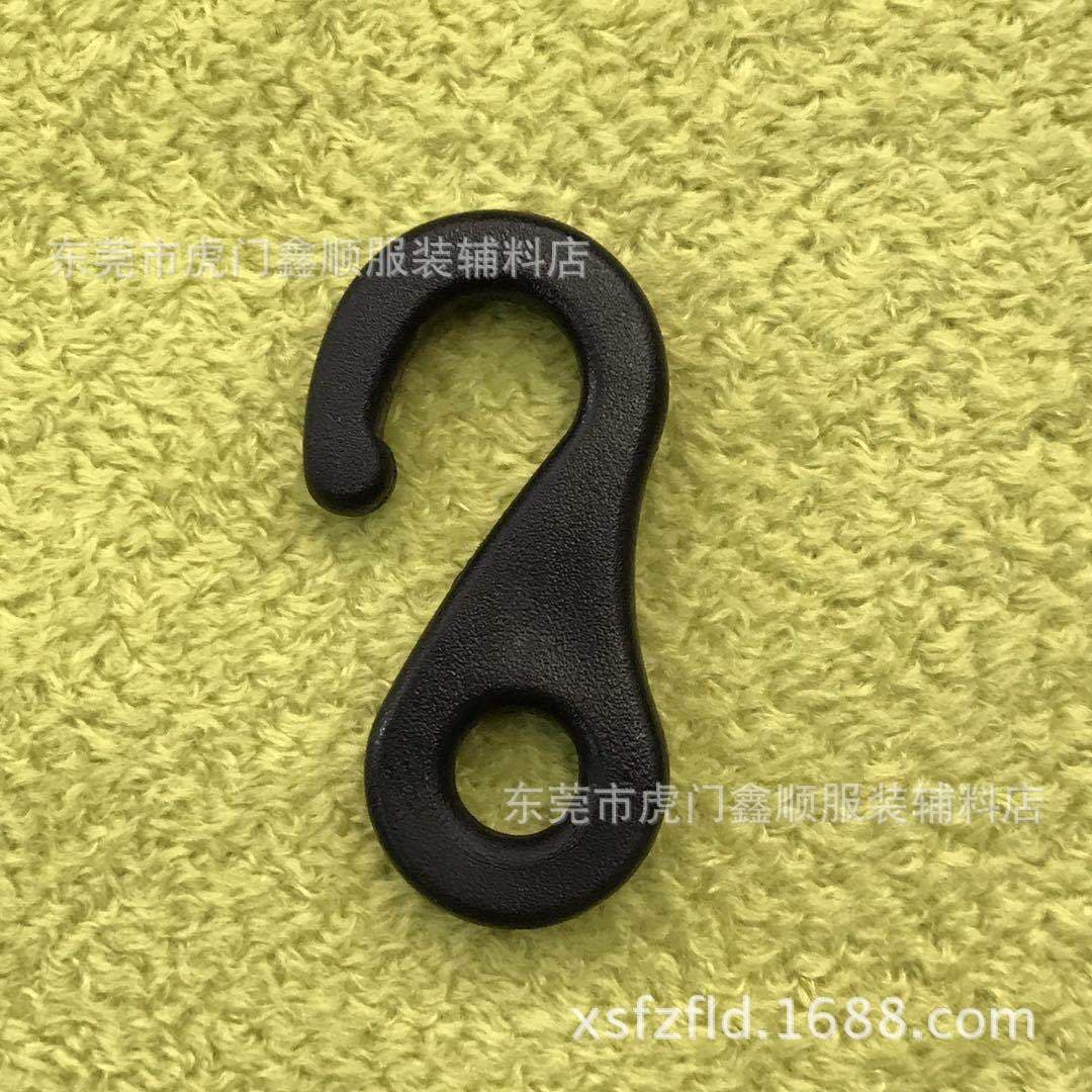 Factory In-Stock Supply Plastic Small Hook Plastic Question Mark Hook Pendant Hook Bag Accessories Handbag Pendant Hook