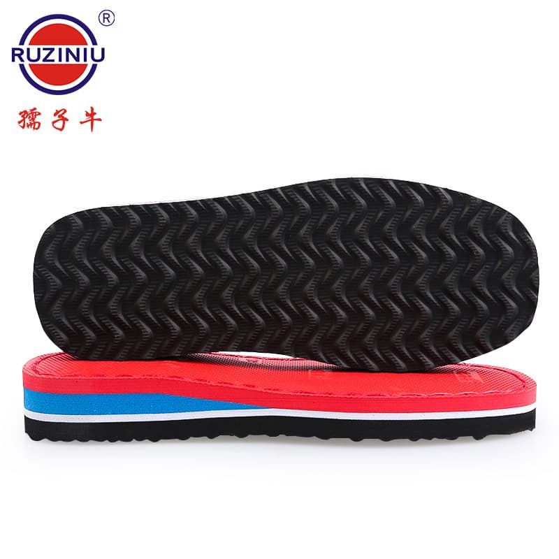 Ruziniu Factory Direct Sales, Wholesale Shoe Soles, Autumn/Winter Knitted Shoe Soles, Rubber-Plastic Anti-Slip Wear-Resistant Dragon Ox Slip Sole