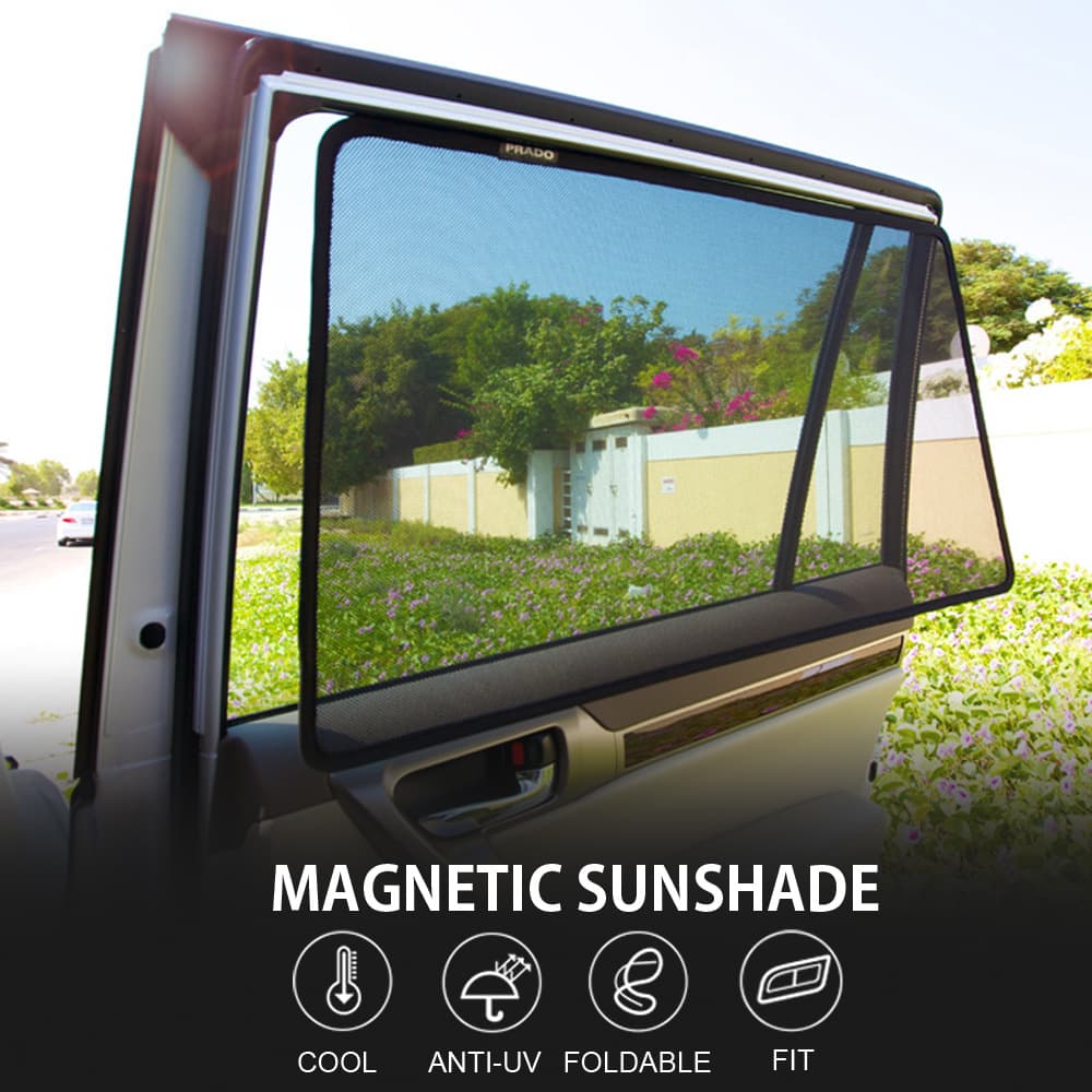 Custom Magnetic Privacy Car Curtain Set - Sun Shade, Heat Insulation, Mosquito Net, Window Screen