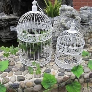 European Style Iron Art Decorative Birdcage Ornament Photography Props Hotel Wedding Home Decor Birdcage Household Decorations