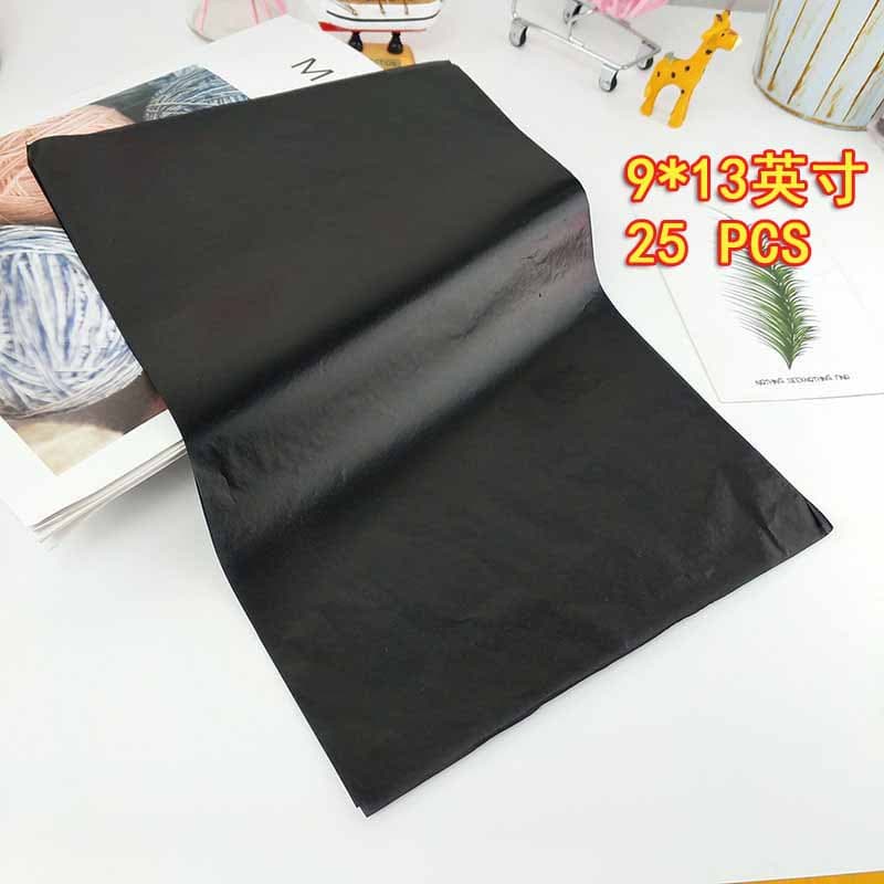 Manufacturer Direct Supply Carbon Paper for Drawing and Tracing, Black Single-Sided Graphite Carbon Paper