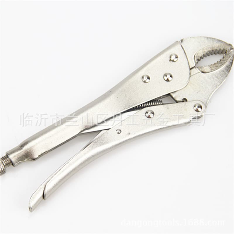 Manufacturer direct sales welding tool holding pliers flat mouth heavy-duty pliers smooth handle rubber handle 10-inch straight mouth heavy-duty pliers